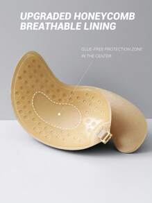 زوج/زوجان من حمالات الصدر اللاصقة بدون أشرطة ذات قطع منخفض للرفع والتثبيت الذاتي، حمالة صدر خفية بدون ظهر