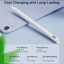 JMMO Universeller Kapazitiver Stylus aus Aluminiumlegierung Dieser kapazitive Stylus ist sorgfältig aus hochwertigem Aluminium gefertigt und wird mit 2 austauschbaren Spitzen geliefert, was ihn sehr langanhaltend macht. Er ist breit kompatibel und kann leicht an Tablets und Smartphones mit iOS, Android und Windows Systemen angepasst werden.