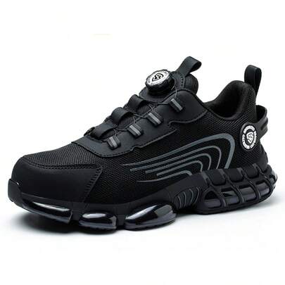 SEGURITO Zapatos para hombre,tenis industriales hombre,tenis industriales para mujer,bota industrial,tenis con casquillo,diseño con puntera de acero para resistencia a impactos y perforaciones, suelas antideslizantes y resistentes al desgaste, amortiguación para una pisada cómoda. Adecuadas para obras de construcción, operaciones logísticas y trabajos al aire libre en múltiples escenarios.(Elija el tamaño según la longitud de su pie)