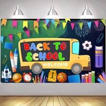 1 pieza, Pancarta de Regreso a la Escuela, Pancarta de Bienvenida de Regreso a la Escuela, Adecuada para usar en la escuela, primaria, secundaria, decoraciones del aula