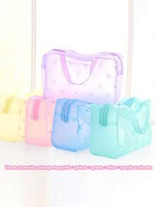 1pc Ditsy Floral PVC Waterproof Toiletry Bag, Cosmetic Organizer Pouch, Convenient Travel Accessory,Christmas Gifts,Pouch,Travel,Gifts For Women Travel Essential,Pouch,Clutch / Small Handbag, Makeup Organizer,Makeup Organize,Pouch,Brush Holder,Mini Pouch,Large Capacity Pouch,Gifts For Women,Christmas Gifts,Gift Ideas For Women,Pouch,Makeup Pouch,Travel Essential - Multicolor - View 6