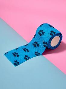 PETSIN 1 Rolar Cartoon Cores Autoadesivo Bandagem Para Animal De Estimação Para Cães E Outro Animais , Elastico E Sujeira Resistente , Pode Ser Pés , E Dedos