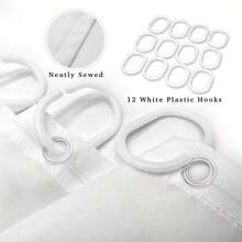 1/4 pièces Ensemble de rideaux de douche thème basket-ball, en tissu de polyester imperméable, style minimaliste moderne pour la décoration de la maison. Tapis de bain en forme de U, tapis de bain antidérapant, avec 12 crochets Back to School