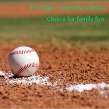 Hand-Stitched Baseball, Soft Baseball, PVC Soft Baseball, Baseball & Softball, Training Baseball, For Adults & Teenagers, Professional Baseball Games