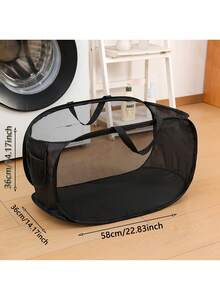 Foldable Multi-Layer Dirty Laundry Basket, Thickened Divided Hamper Storage Basket For Bedroom, Home Use - Multicolor - View 6