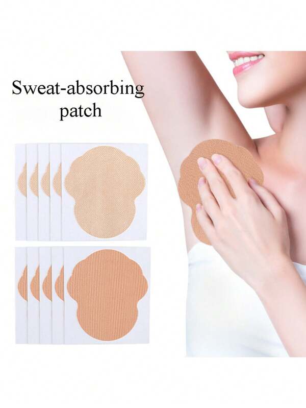 2/4/6/8/10pcs Breathable Deodorant Sweat Pads, Disposable Anti-Perspiration Underarms Patches For Men & Women, Invisible & Elastic Thin