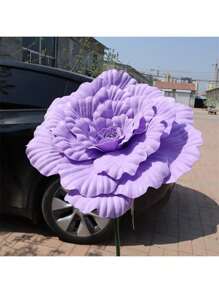 1pc Huge Artificial Silk Peony Flower Decoration,Artificial Large Peony Flower For Decoration, Artificial Peony Flower Faux Flower Realistic Large Simulation Flower Wedding Reception Props For DIY Craft Living Room Decoration, Indoor Outdoor Decoration, Valentine Day, Gift,Garden Decor,Outdoor Plant,Gardening,Fake Flowers