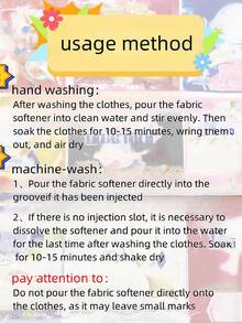 18毫升浓缩型衣物柔顺剂 - 旅行装洗衣液，防静电，衣物柔顺剂，便携，多种香型，持久清新香味