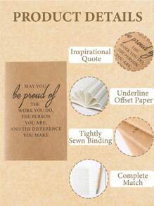 4 Stück/Set Teamgeschenk, Mitarbeitergeschenk, Stift, Mini-Notizbuch, inspirierender Schlüsselanhänger, Schlüsselring-Set, geeignet für Arbeiter, Freiwillige, Krankenschwestern, Lehrer, Kollegen, Teambuilding, Schulanfangszeit