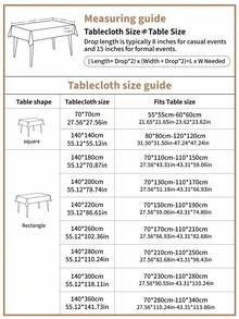 1pc Tropical Plant Print Tablecloth, Suitable For Kitchen, Dining Room