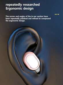 Kabellose Sport-Ohrhörer, HiFi In-Ear-Kopfhörer mit digitaler Batteriestandsanzeige, aufladbarer Lithium-Batterie, Spieleverzögerung von null, ideal für aktive Lebensweisen, Ohrhörer