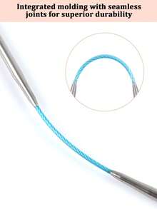 3 Sets Of 13 Pcs Circular Knitting Needles Set, 9.05 Inch Stainless Steel Flexible Circular Knitting Needles For Socks, Sweaters, Hats, Scarves, Crochet Hooks In 2/2.25/2.5/2.75/3/3.25/3.5/3.75/4/4.5/5/5.5/6MM Sizes, Suitable For Beginners, Circular Needles For Sleeves, Hats, Socks, Cables - Multicolor - View 7