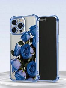 1pc New Minimalist Rose Electroplated Airbag Anti-Fall/Thickened Transparent TPU Protective Case Compatible With Apple 17Air/17promax/16prmax/16pro/16/13promax/12promax11, 15PROMAX, 14PROMAX/Galaxy, SAM/Honor/Note13pro/S23 Ultra/S24 Ultra/S25/A56long Sleeve Tops - 款式1(1pc) - 查看 5