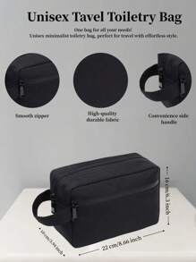 1 Stück/2 Stücke Großraum Reise Tragbare Herren Kulturbeutel, Damen Kosmetiktasche für Grundbedarf Wasserbeständige Schminktasche Handtasche, Wasserdichte Rasurtasche für Toilettenartikel, faltbare Aufbewahrungstasche mit Fächern und Griff für Kosmetikpinsel und Werkzeuge
