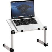 Laptop Desk For Bed Or Sofa Knee Desk, Bed Work Table, Home Desk, Breakfast Tray Table, Desk With Cup, Bed Observation Table, Bed Laptop Stand, Foldable Desk Legs Desk Is Suitable For Use In College Dorms, Single Living, Rental Housing, Tatami Rooms - Multicolor - View 2