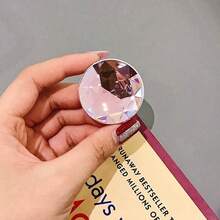 1 件多色可折叠宝石水晶手机支架、推拉式指环握把支架、通用懒人桌面支架、适用于 、Android 手机的绕线器、生日、家人、朋友的礼物 推拉式手机握把、适用于 、Android 手机的手机配件、生日、家人、朋友的礼物