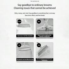 Vassoura de Limpador, Dispositivo de Água de Silicone, Cabelo Anti-Aderente, Vaso Sanitário, Banheiro, Cozinha, Utensílios de Vidro, Artefato Doméstico