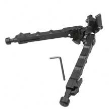 1 pieza Estabilizador de aleación de aluminio para caza al aire libre, adecuado para apuntar V9 con soporte telescópico, montaje QD de 20-21mm para bípode de caza