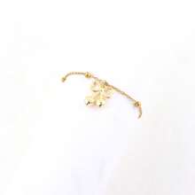 1pc New Cherry Stainless Steel Bead Chain Bracelet For Women