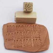 2cm Square Clay Texture Stamp Block Pottery Ceramic Embossing Stamping Seal For Polymer Clay Impression Art Hobby Tool