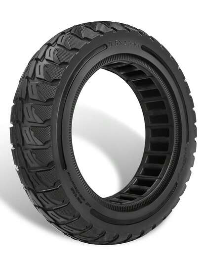 GLDYTIMES GLDYTIMES 9.5x2.5-6.1 Off Road Solid Tire, Fit For NIU KQi3 Pro/Max/Sport Electric Scooter, 9.5 Inch Tubeless Front Rear Tire, Puncture-Resistant, Maintenance-Free, Anti-Skid, Shockproof (Black 1Pc)