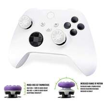 X-Box One 系列 X/S 游戏控制器硅胶摇杆帽，全新 2 件装高性能拇指握把帽硅胶摇杆帽保护套适用于 X-Box 系列 X/S 控制器硅胶帽 - 彩色 - 查看 7