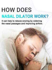 15 pares de dilatadores nasales magnéticos para deportes, kit de dilatador nasal que mejora la captación de oxígeno, clip nasal de recarga para respiración - Negro - Ver 3