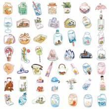 50 Pezzi Adesivi In Vetro Trasparenti, Adesivi A Tema Carino E Cartoonesco, Impermeabili Nello Stile INS, Ideali Per Artigianato Fai-Da-Te, Album Fotografici, Computer, Bottiglie D'acqua E Decorazioni Per Libri, Forniture Scolastiche, Rientro A Scuola