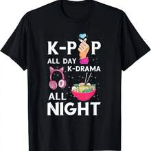 COOL SUMMER Women Funny Shirt Just One More Episode I Promise Korean Drama K-Pop K-Drama Cotton Simple T-Shirt All-Match O-Neck Short-Sleev