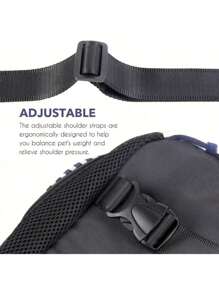 1pc Pet Carrier For Everyday Travel Size Runs Small Suitable For Small Dogs And Cats Christmas For Holiday Gift Giving Cat Carrier Cat Bag