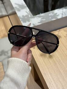 1/2/3 件女士超大时尚眼镜，复古椭圆形墨镜，适合户外旅行 - 彩色 - 查看 3