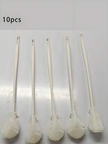 5 件 - 360 度硅胶清洁刷，可重复使用瓶子和杯子刷，适用于厨房和家庭使用，适用于杯子、瓶子、罐子、咖啡杯、酒杯、厨房、浴室、家居