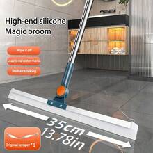 Vassoura de Limpador, Dispositivo de Água de Silicone, Cabelo Anti-Aderente, Vaso Sanitário, Banheiro, Cozinha, Utensílios de Vidro, Artefato Doméstico