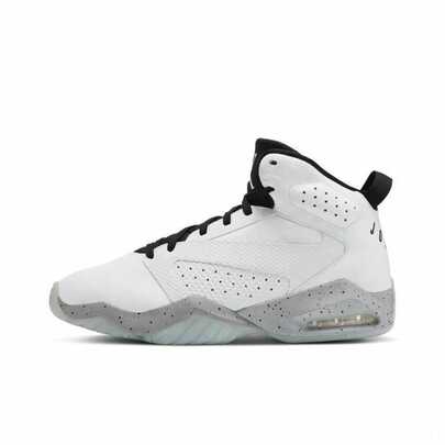 Nike Jordan Lift Off 合成皮革休闲运动鞋，减震防滑耐用中帮复古篮球鞋，白灰色，男款