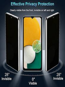 2 piezas de película de vidrio templado antiespia, a prueba de explosiones, resistente a los arañazos, protector de pantalla de privacidad compatible con Samsung Galaxy S25 Ultra A16 A26 A36 A06 A56 A55 con dureza 9H, a prueba de choques y caídas, accesorio de teléfono ideal como regalo de cumpleaños para familia y amigos