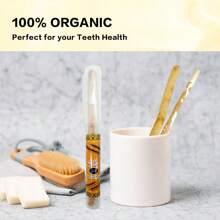 Natural Toothbrush Portable Traveling Miswak Toothbrush Vacuum Sealed Flavor Traditional Toothbrush Stick For Healthy Gums Teeth Fresher Breath Mini Travel Gift