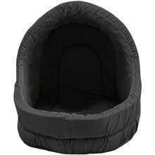Pet Bed Medium For Dogs And Cats With Cushion - 黑色 - 查看 2