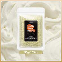 50g/100g 硬蜡专业豆，脱毛蜡豆，适用于巴西比基尼、面部、眉毛、腋下、手臂、胸部、背部、腿部 - 彩色 - 查看 12