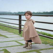 1pc Rain Poncho Kids,Toddler Poncho With Hood,Waterpoof Rain Jacket Coat,3D Cartoon Children Rainwear For Girl Boy