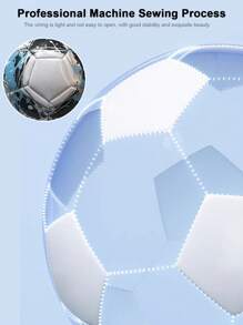 One Five-Pointed Star, Shiny No. 5 Football, Anti-Slip Football, Wear-Resistant Football, Lightweight Magic Arc Football, Explosion-Proof EVA Mechanical Sewing Football, More Wear-Resistant And Durable, Excellent Elasticity, Suitable For Youth And Adult Training And Competitions, High-Performance Football, All-Weather And All-Field Applicable