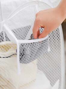 1/24件装大容量弹出式洗衣篮 - 可折叠、便携、网状 - 非常适合存放脏衣服 - 带提手的可折叠网状洗衣篮，适用于卧室、浴室、宿舍、旅行、房车和小公寓。也适合万圣节、圣诞节和感恩节使用。 - 彩色 - 查看 10