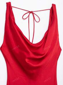 Nouvelle arrivée d'été DEEKA Robe de soirée longue en satin sexy à la mode pour femmes, convient pour les banquets