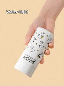SNOOPY 1pc Snoopy 200ml Tumbler, Outdoor Portable Pocket Mug, Cute Compact Water Bottle, Unisex Stainless Steel Minimalist Design High Quality Cup