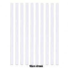 Replacement Straws Compatible With Stanley 14-40 Oz Tumblers, Reusable Long Straws With Straw Cleaning Covers, 12.2 "Plastic Straws For Cup And Bottle Accessories,School Supplies
