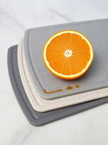 1pc/3pcs Multi-Purpose Plastic Cutting Board, Double-Sided Chopping Board For Cooked Food & Raw Food, Ideal For Kitchen, Home, College Dorm, Apartment