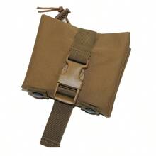 1 pieza Bolsa plegable táctica Molle para cargador, bolsa de utilidad plegable para recuperación de cargadores para caza y EDC