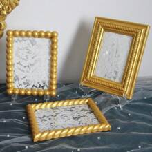 新款简约木质相框，透明蕾丝装饰，家居装饰，摄影道具