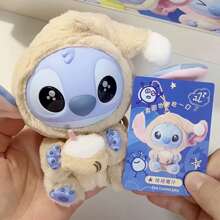 Disney 1 pieza Figura de resina Lilo y Stitch en caja ciega para colgar en la mochila, decoración de escritorio de dibujos animados divertidos y lindos, artículo coleccionable, juego para fiestas, favor de fiesta de cumpleaños, decoración de escritorio para ceremonias de graduación, bodas y oficinas, regalo ideal para vacaciones