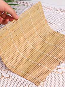 1/2PCS Sushi Rolling Pad Bamboo Seaweed Sushi Drum Handmade Sushi Making Tool Set