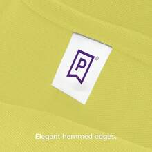 Square Tablecloth - 85 X 85 Inch Yellow Table Cloth For Large Square Or Round Tables - Heavy Duty Washable Fabric - For Buffet Table, Holiday Party, Dinner, Wedding & Baby Shower - Yellow - View 7